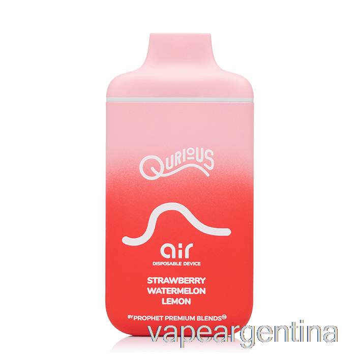 Qurious Air 6000 Vape Desechable Fresa Sandía Limón Argentina